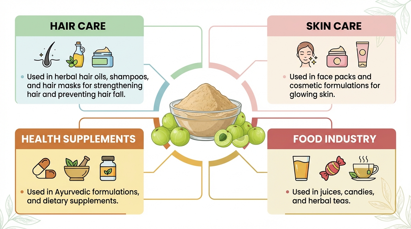 Amla Powder Applications