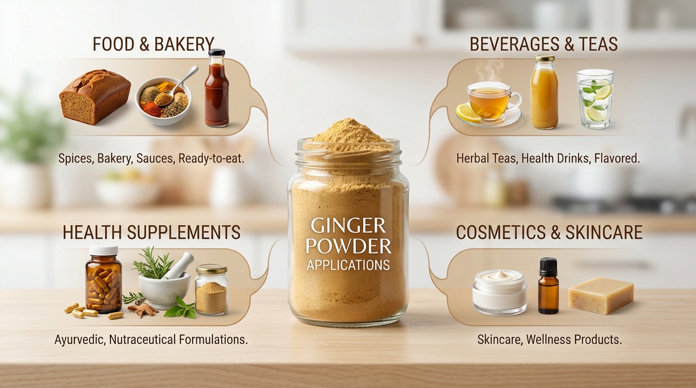 Ginger Powder Applications