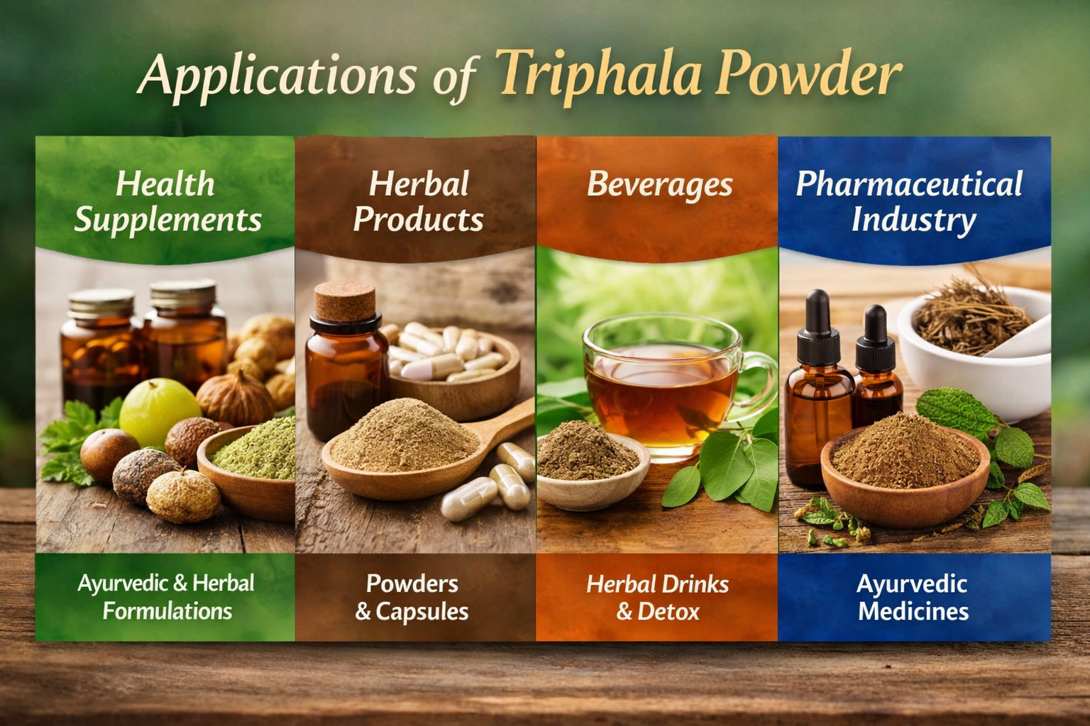 Triphala Powder Applications