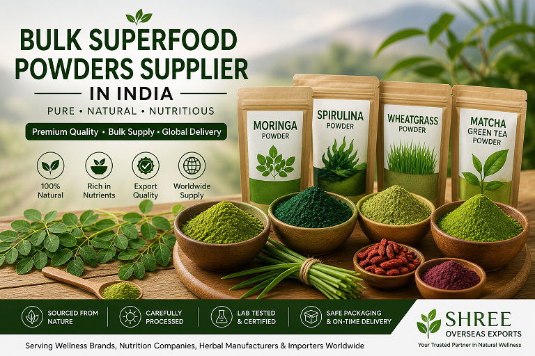 Bulk superfood powders supplier in India