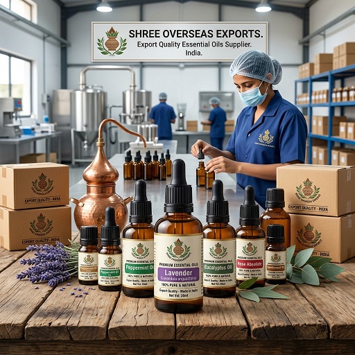 Export quality essential oils supplier India