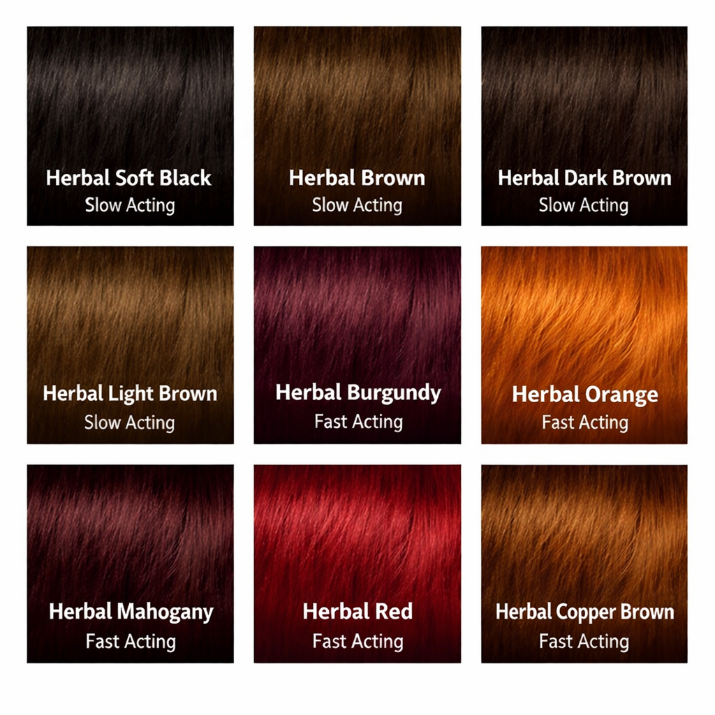 Herbal Hair Color Shades